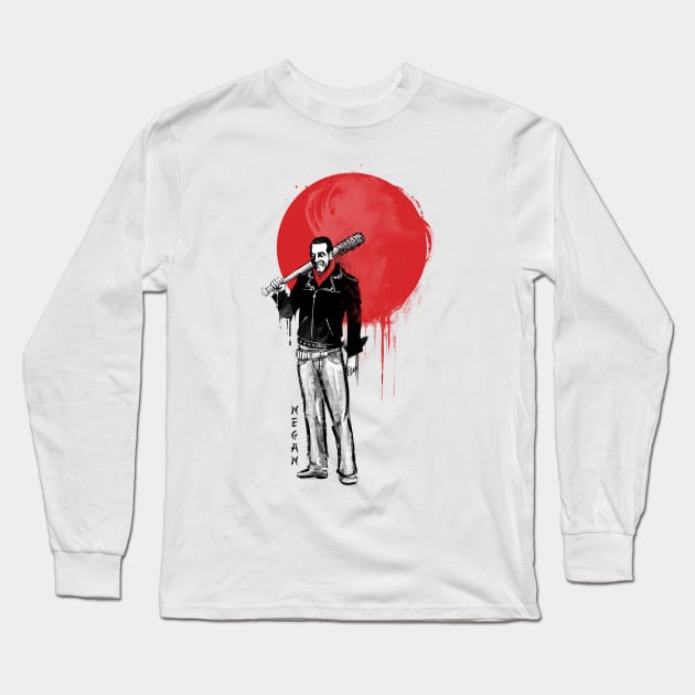 Negan of the Rising Sun Long Sleeve T-Shirt by PopShirts